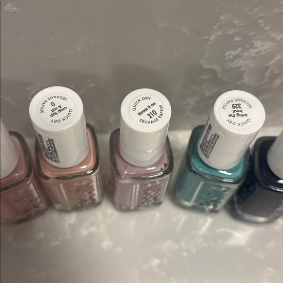 ESSIE nail polish bundle, assorted colors (pink, nude, blue) set of 8 - Picture 5 of 6
